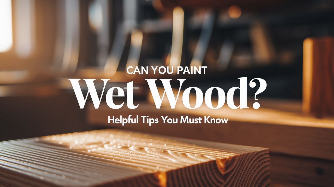 Can You Paint Wet