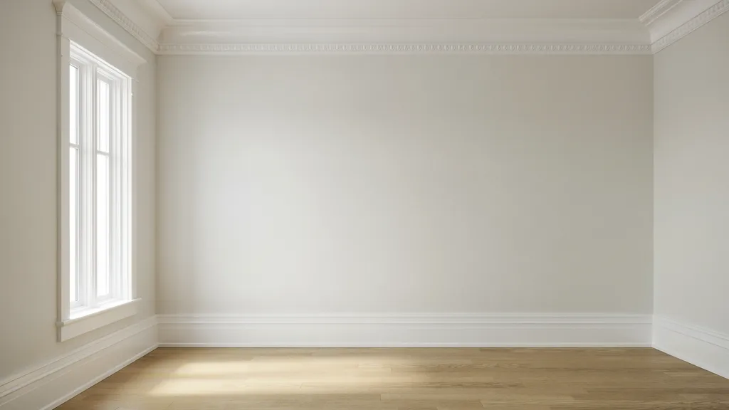 Smooth painted trim and moldings with a durable professional finish.