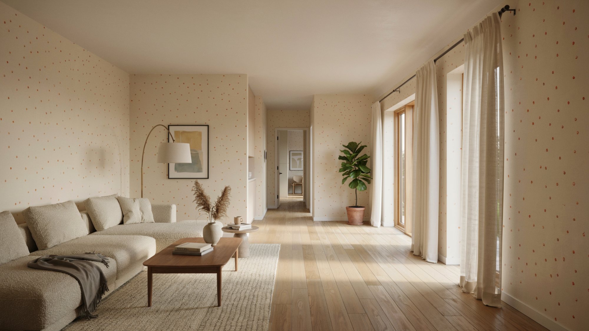 Living Rooms and Hallways