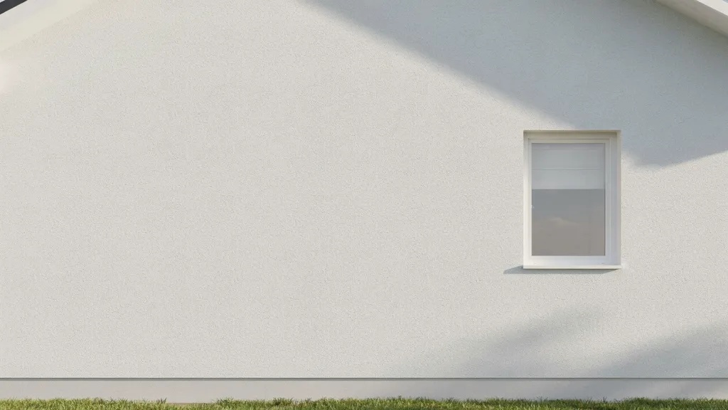 exterior wall painted in ideal weather conditions with balanced temperature, low humidity and proper lighting for faster drying results.